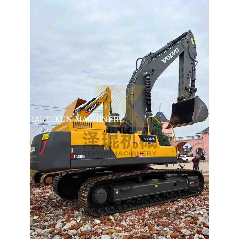 Χρησιμοποιούμενος εξορυκτής Volvo Ec480DL με χωρητικότητα κουβάς 1,77-3,8m3 και καλή κατάσταση