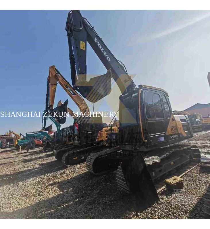Βόλβο EC140DL Excavator Χρησιμοποιείται καλά συντηρημένος κινητήρας D3.8E 14 τόνων λειτουργικό βάρος