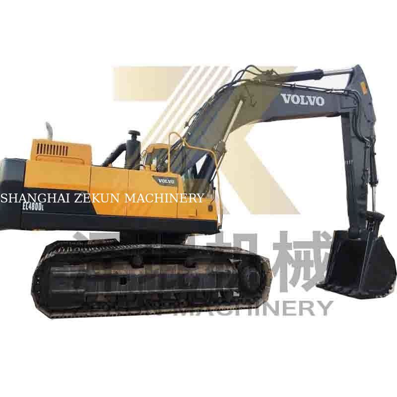 Χρησιμοποιούμενος εξορυκτής VOLVO EC480DL 270KW Δύναμη και χωρητικότητα κουβάς 1.77 3.8 m3