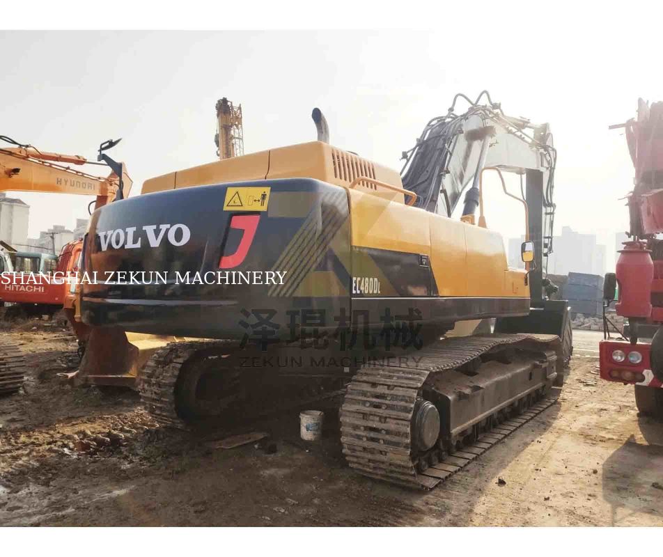 Χρησιμοποιούμενος εξορυκτής VOLVO EC480DL 270KW Δύναμη και χωρητικότητα κουβάς 1.77 3.8 m3
