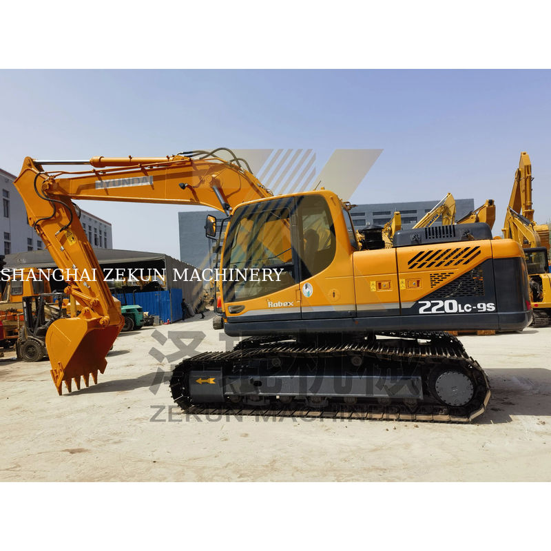2019 Χρησιμοποιούμενο πρωτότυπο της Κορέας Hyundai 220 220-9 Digger με 22 τόνους λειτουργικό βάρος