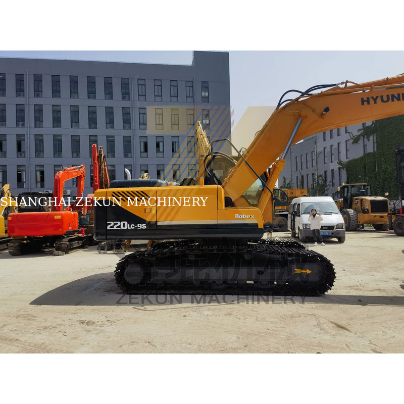 2019 Χρησιμοποιούμενο πρωτότυπο της Κορέας Hyundai 220 220-9 Digger με 22 τόνους λειτουργικό βάρος