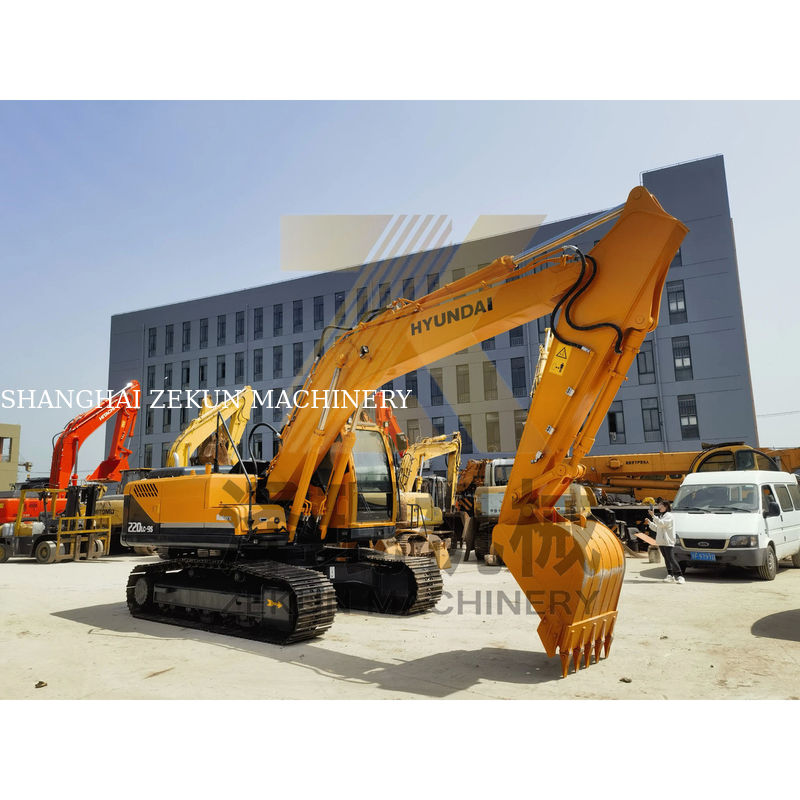2019 Χρησιμοποιούμενο πρωτότυπο της Κορέας Hyundai 220 220-9 Digger με 22 τόνους λειτουργικό βάρος