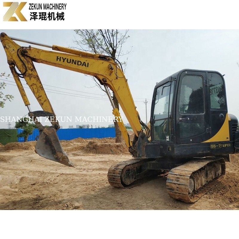 5.5 τόνων Hyundai Robex 55-7 Εκσκαφέας με υδραυλική βαλβίδα 0.18m3 κουβά