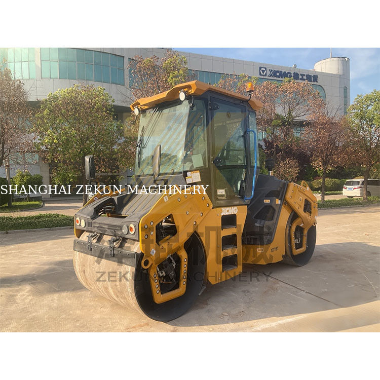 7ton XCMG XD75T Double Drum Roller EU Stage V Οδικοί κατασκευαστικοί εξοπλισμός