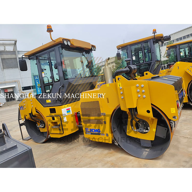 8ton XCMG XD83 Double Drum Roller EU Stage II Οδικοί κατασκευαστικοί εξοπλισμός