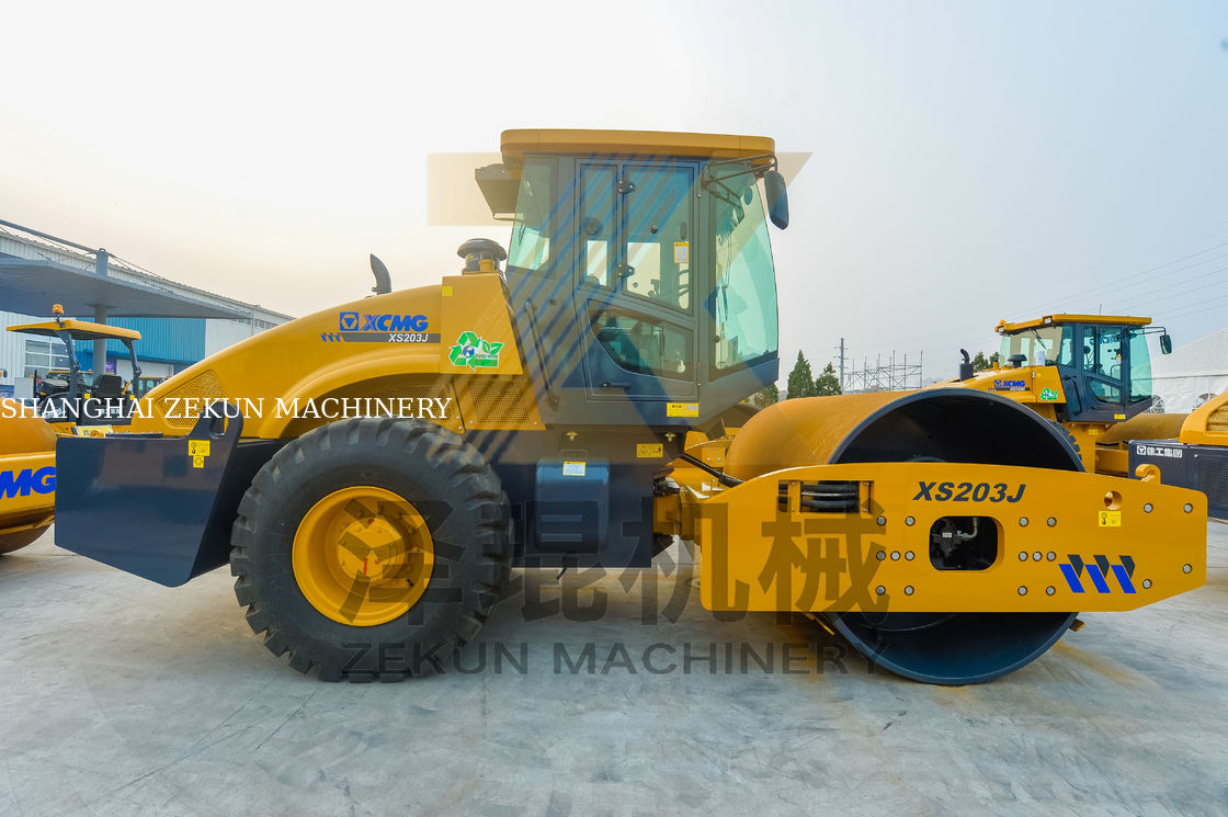 20 τόνων XCMG XS203J Single Drum Vibratory Roller China Stage II