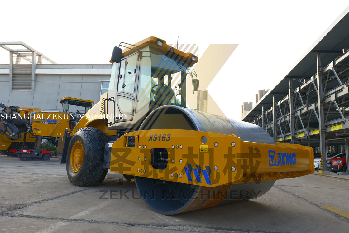 16 τόνων XCMG XS163 Vibratory Roller China Stage II Εξοπλισμός