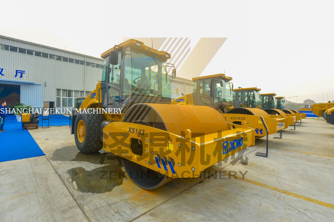 14ton XCMG XS143 Vibratory Roller China Stage II Εξοπλισμός