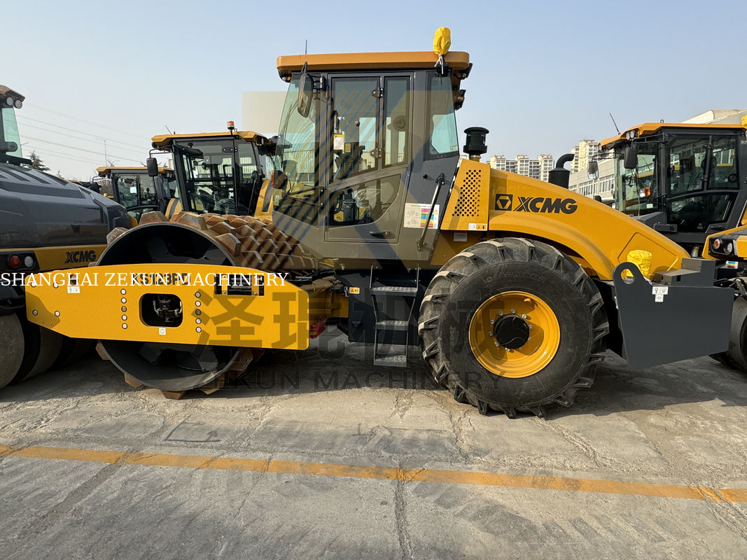 12ton XCMG XS123PD Single Drum Roller China Στάδιο II Οδικοί κατασκευαστικοί εξοπλισμός