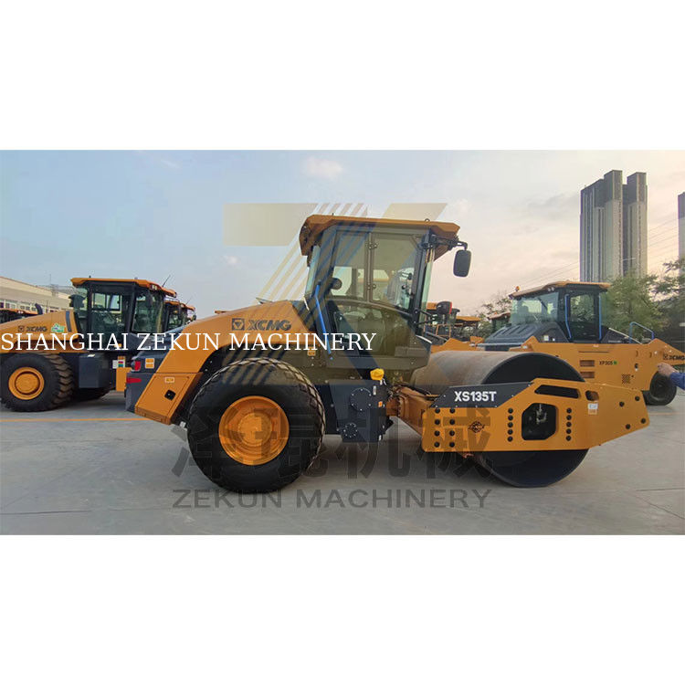 13 τόνων XCMG XS135T Πλήρης υδραυλικός ρόλος τύμπανο EU Stage V εξοπλισμός