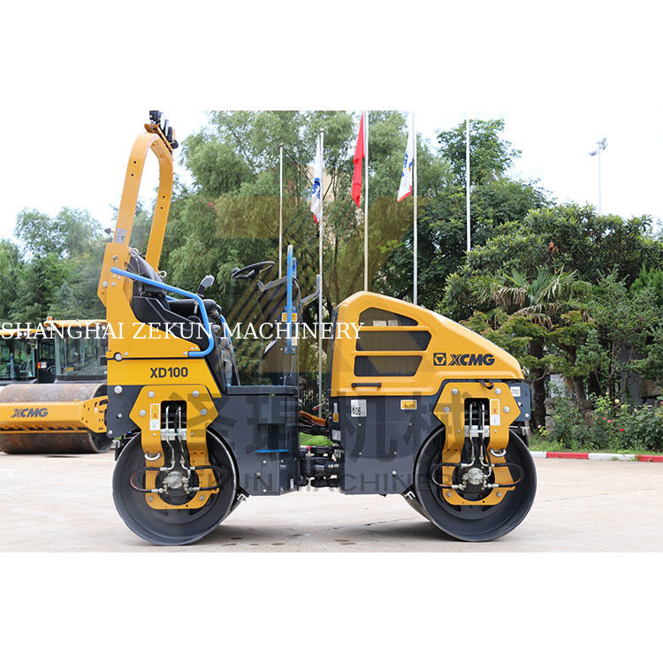 2.6ton XCMG XD100 ελαφρύς βάρους δονητικός κυλίνδρος EU στάδιο V