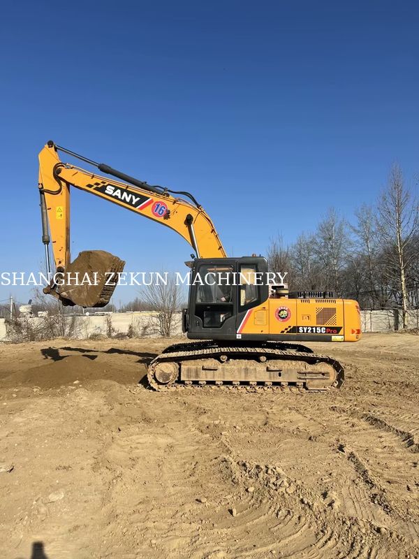 2019 Sany SY215C Excavator 21 Τόνων Λιγότερες ώρες Η κορυφαία επιλογή για την κατασκευή
