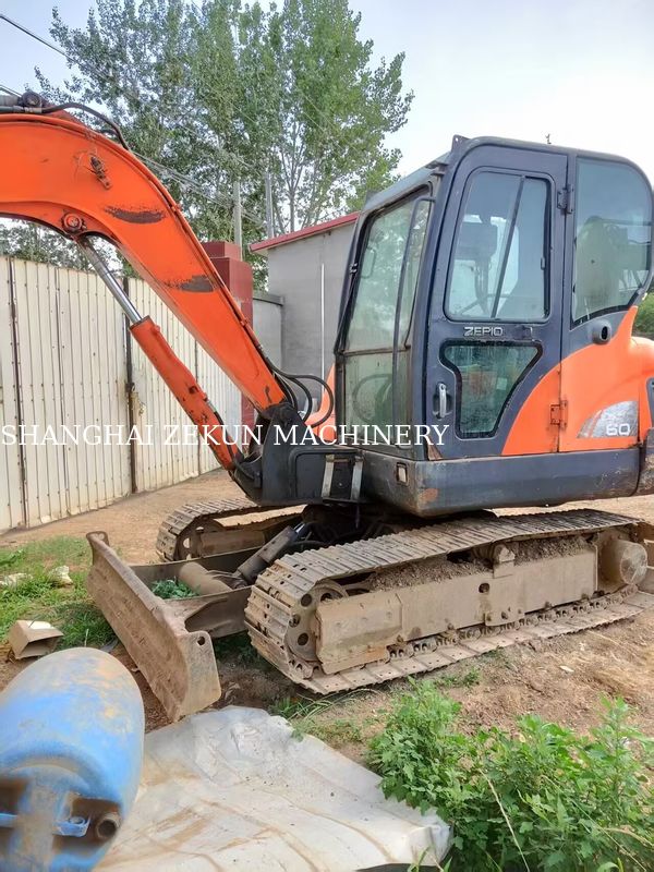 2013 Doosan DX60 εξορυκτής με υδραυλική πίεση 27,5 MPa και μέγιστο ύψος σκάβωσης 800 mm