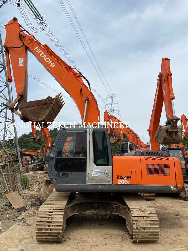 Μεταχειρισμένο εκσκαφέας Hitachi ZX200-3G με 11050 ώρες, μήκος βραχίονα 2.94 m, μήκος μπούμας 5.7 m